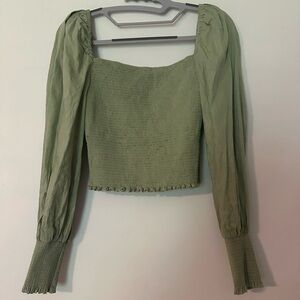 Gianni Bini - Square Neck Long Sleeve Shirt